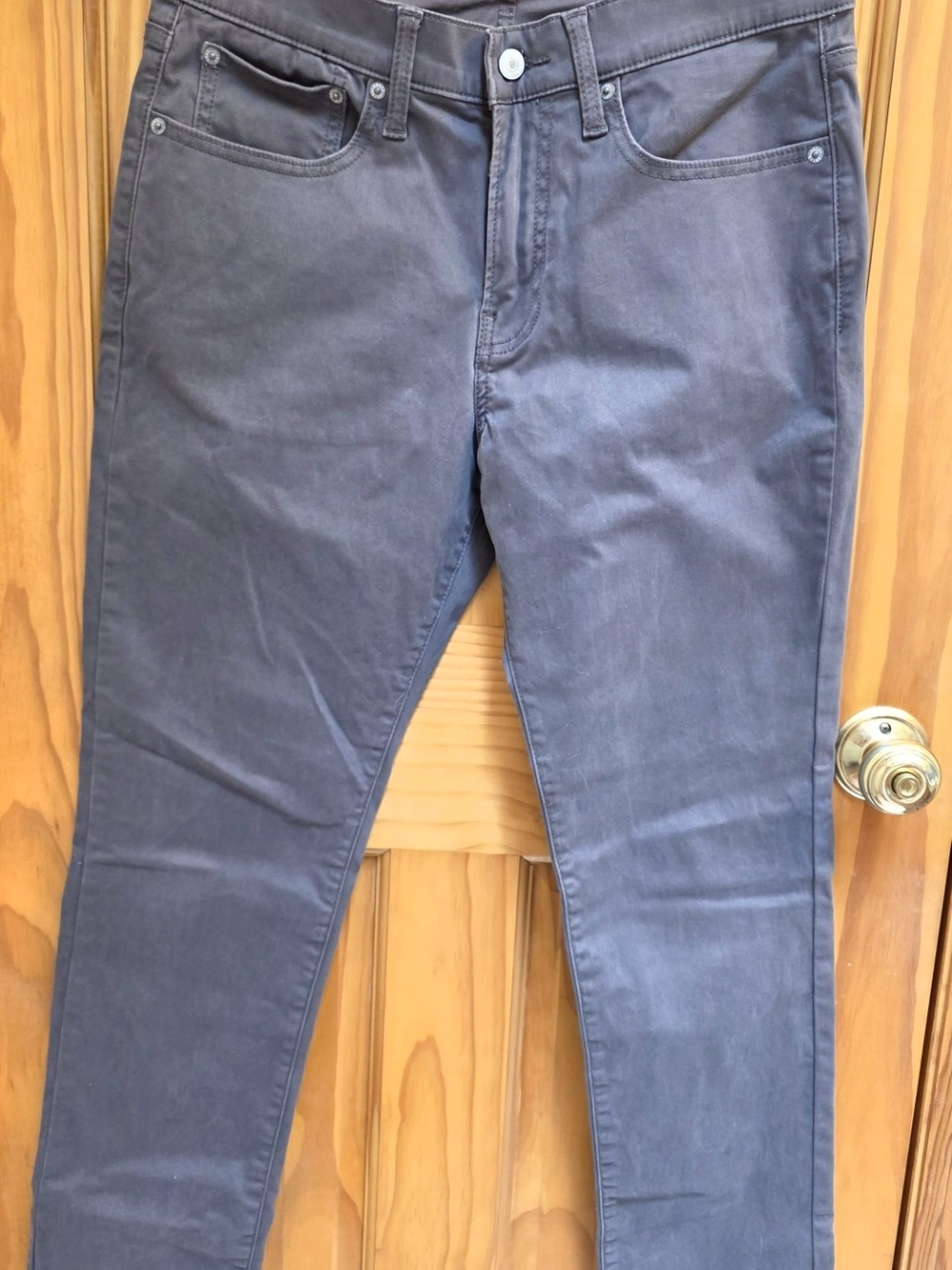 Lucky Brand Men's Gray Straight Jeans